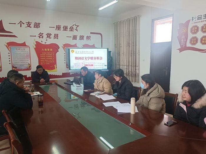 梁徐中心小学召开学情分析研讨会