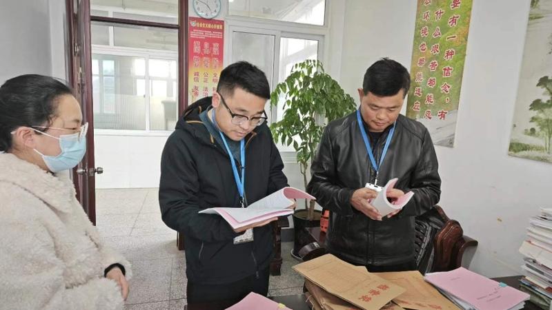 区责任督学莅临王石初中进行“双减”和心理健康教育工作专项督查