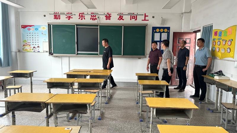 新合并校区首迎检查 淤溪学校马庄校区为新学期筑牢根基